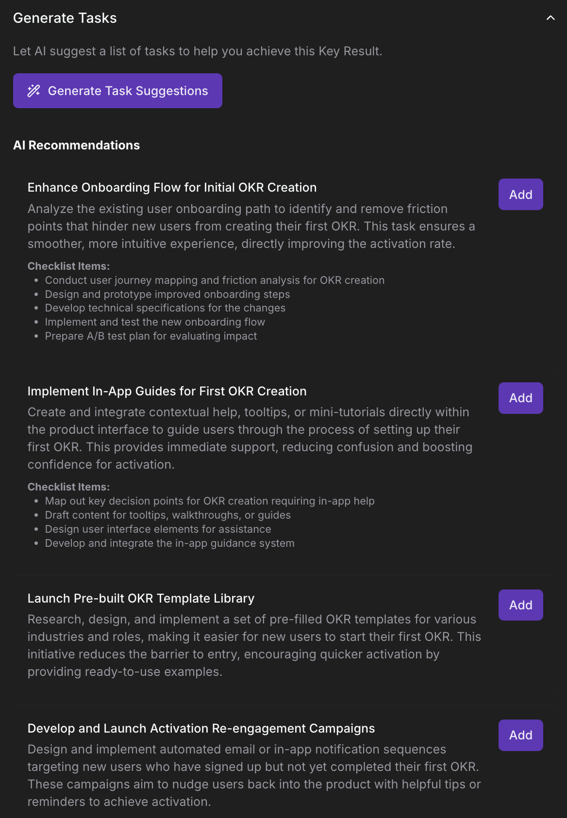 Intelligent Goal Alignment UI a2